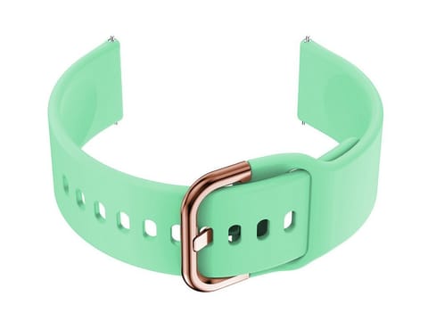 ⁨Pasek gumowy do smartwatch U01 - miętowy/rosegold - 20mm⁩ w sklepie Wasserman.eu