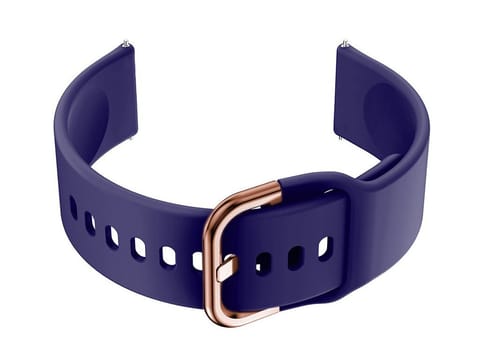 ⁨Pasek gumowy do smartwatch U01 - granat/rosegold - 20mm⁩ w sklepie Wasserman.eu