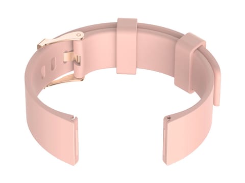 ⁨Pasek gumowy do zegarka U15 - różowy/rosegold - 22mm⁩ w sklepie Wasserman.eu