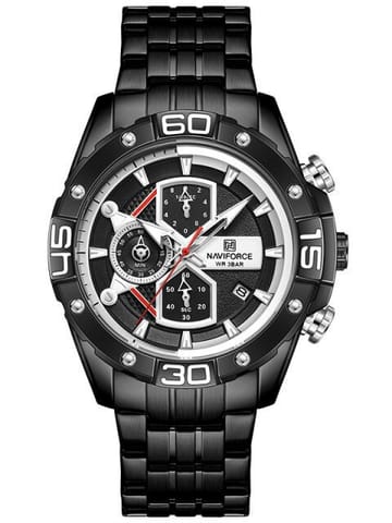 ⁨ZEGAREK MĘSKI NAVIFORCE NF8018 - CHRONOGRAF (zn122b) + BOX⁩ w sklepie Wasserman.eu