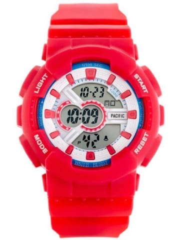 ⁨ZEGAREK DAMSKI PACIFIC 216L-5 (zy717b) (kolor Czerwony)⁩ w sklepie Wasserman.eu