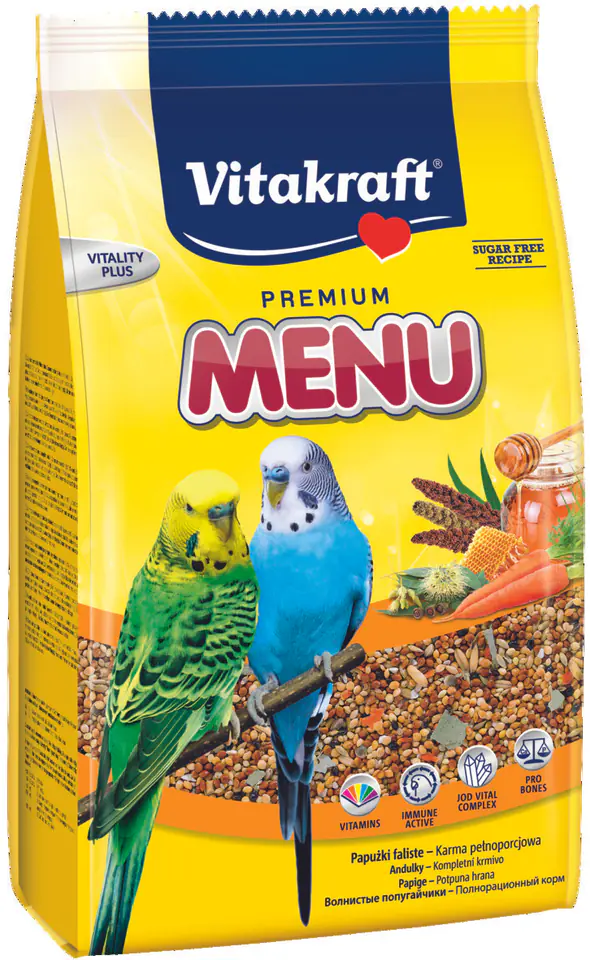 ⁨VITAKRAFT MENU VITAL 1kg karma d/papugi falistej⁩ w sklepie Wasserman.eu