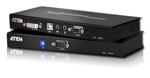 ⁨ATEN USB DVI KVM Extender with Audio and RS-232 (60m)⁩ at Wasserman.eu