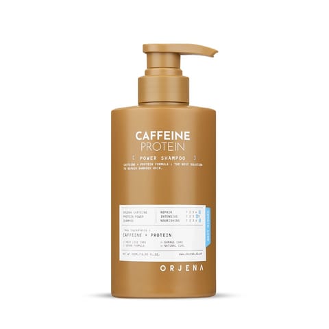⁨ORJENA Power Szampon do włosów wzmacniający Caffeine & Protein 500 ml⁩ w sklepie Wasserman.eu