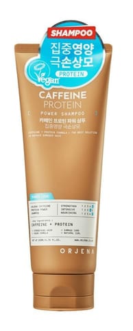 ⁨ORJENA Power Szampon do włosów wzmacniający Caffeine & Protein 200 ml⁩ w sklepie Wasserman.eu