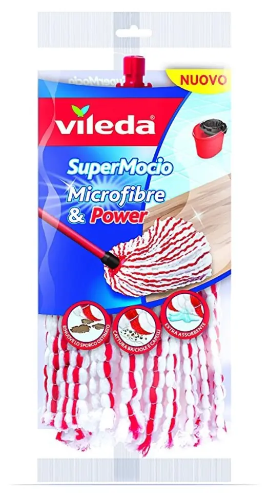 VILEDA STOCK FOR MOP SUPERMOCIO MICROFIBRE & POWER at Wasserman.eu