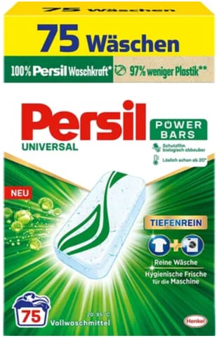 ⁨Persil Universal Power Bars Tabletki do Prania 75 prań DE⁩ w sklepie Wasserman.eu