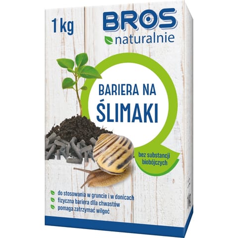 ⁨BROS NATURALNIE BARIERA NA ŚLIMAKI 1KG⁩ w sklepie Wasserman.eu