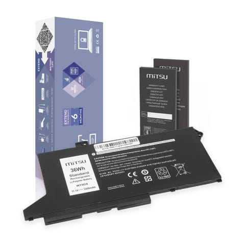 ⁨Bateria Mitsu do Dell Latitude 5420, 5520, Precision 3560 - 11.1V⁩ w sklepie Wasserman.eu