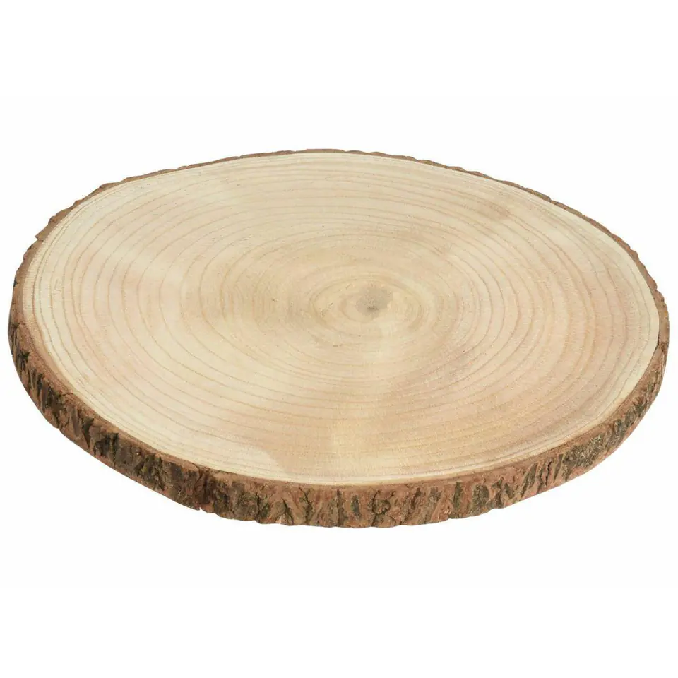 Podstawka drewniana plaster drewna 20 cm w sklepie Wasserman.eu