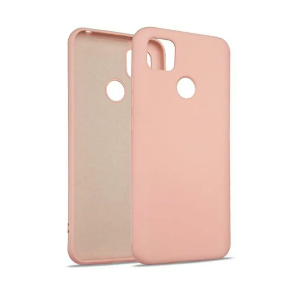 ⁨Beline Silicone Case Xiaomi Redmi 9C rose gold/rose gold⁩ at Wasserman.eu