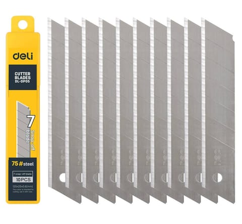 ⁨Deli Tools EDL-DP05 spare blades, 25mm, 10 pieces (silver)⁩ at Wasserman.eu