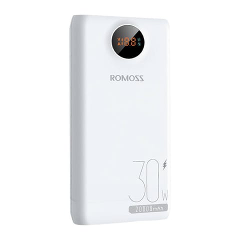 ⁨Powerbank Romoss SW20S Pro 20000mAh, 30W (biały)⁩ w sklepie Wasserman.eu