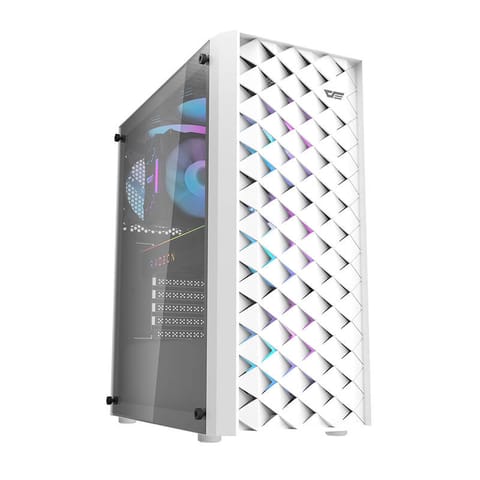 ⁨Computer case Darkflash DK351 + 4 fans (white)⁩ at Wasserman.eu