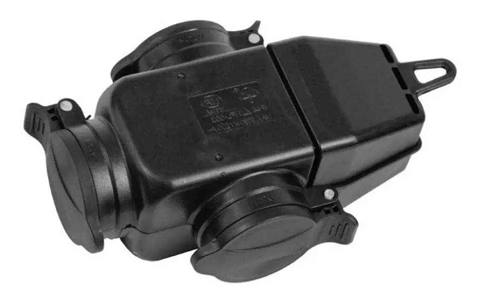 ⁨ROZGAŁĘŻNIK POTRÓJNY GUMOWY Z/UZ IP44⁩ w sklepie Wasserman.eu