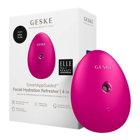 ⁨Nawilżacz do twarzy 4w1 Geske z Aplikacją (magenta)⁩ w sklepie Wasserman.eu