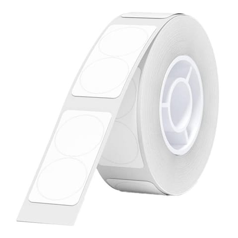 ⁨Etykiety Termiczne Niimbot naklejki T 14x28mm 220 sztuk (białe okrągłe)⁩ w sklepie Wasserman.eu