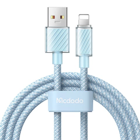 ⁨Kabel USB-A do Lightning Mcdodo CA-3641, 1,2m (niebieski)⁩ w sklepie Wasserman.eu