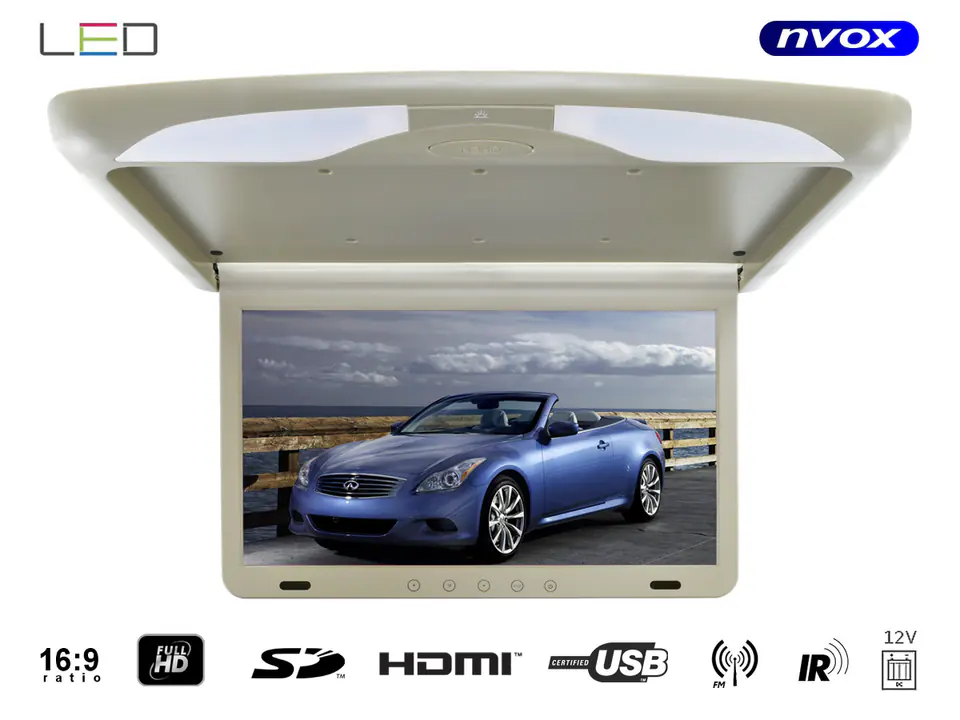 ⁨Suspended Ceiling Lcd Monitor 17inch inch led full hd hdmi usb sd ir fm⁩ at Wasserman.eu