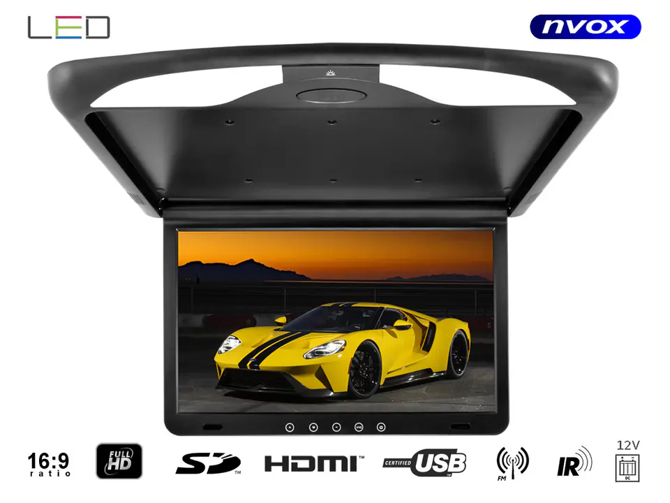 ⁨Suspended Ceiling Lcd Monitor 17inch inch led full hd hdmi usb sd ir fm⁩ at Wasserman.eu