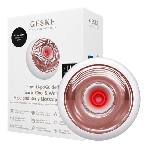 ⁨Soniczny masażer do ciała i twarzy Cool & Warm 9w1 Geske (starlight)⁩ w sklepie Wasserman.eu
