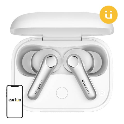 ⁨Słuchawki TWS EarFun Air Pro 4, ANC (białe)⁩ w sklepie Wasserman.eu