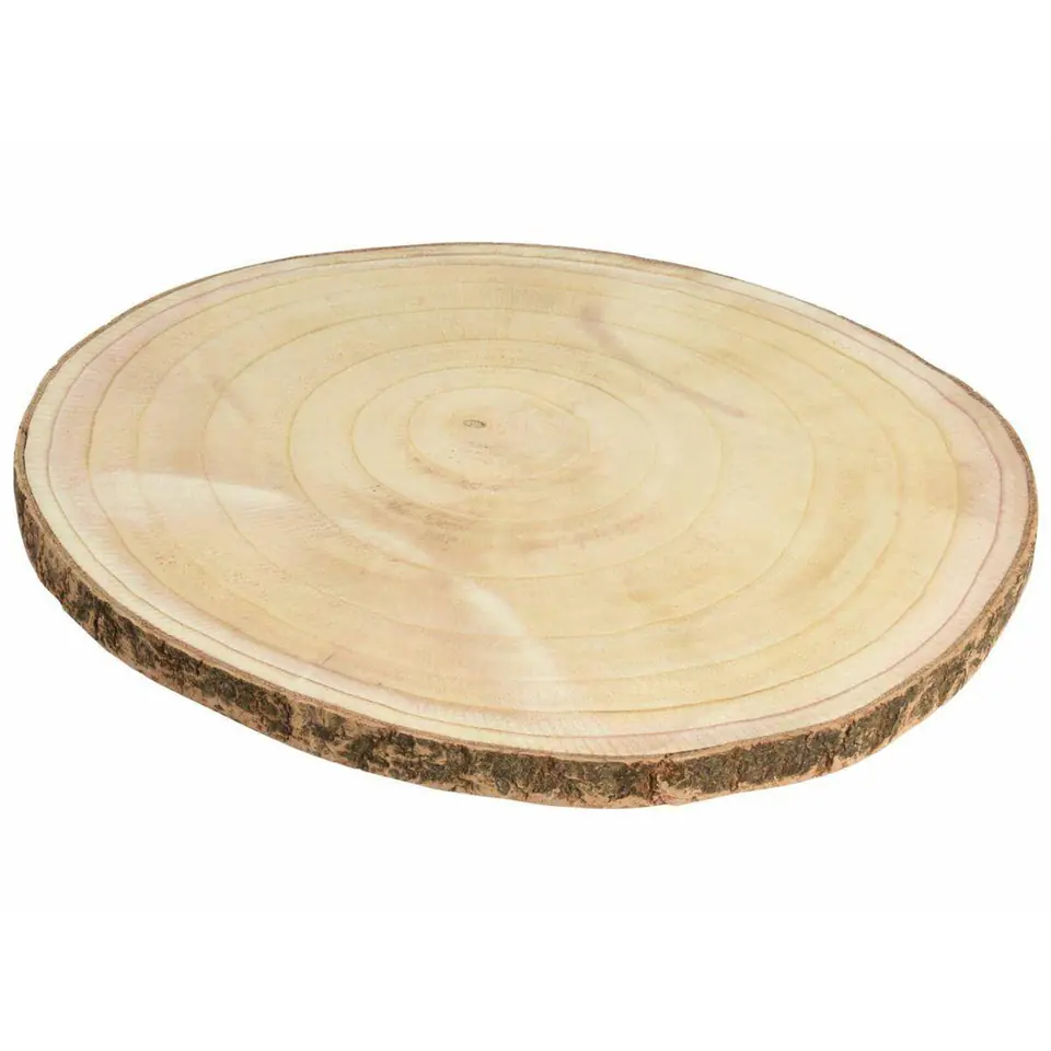 Podstawka drewniana plaster drewna 40 cm w sklepie Wasserman.eu