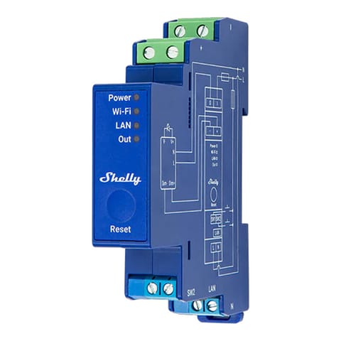 ⁨Ściemniacz SHELLY Pro Dimmer 0/1-10V PM Wi-Fi BT⁩ w sklepie Wasserman.eu
