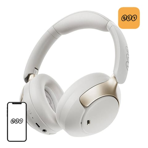 ⁨Słuchawki QCY H3 Pro (Białe)⁩ w sklepie Wasserman.eu