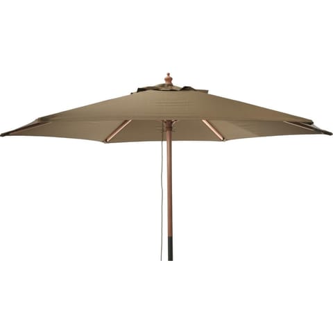 ⁨PARASOL OGRODOWY DREWNIANY 250CM SKŁADANY PIASKOWY⁩ w sklepie Wasserman.eu