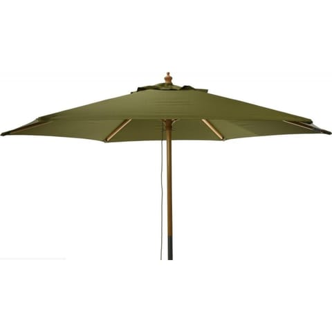 ⁨PARASOL OGRODOWY DREWNIANY 250CM SKŁADANY ZIELONY⁩ w sklepie Wasserman.eu