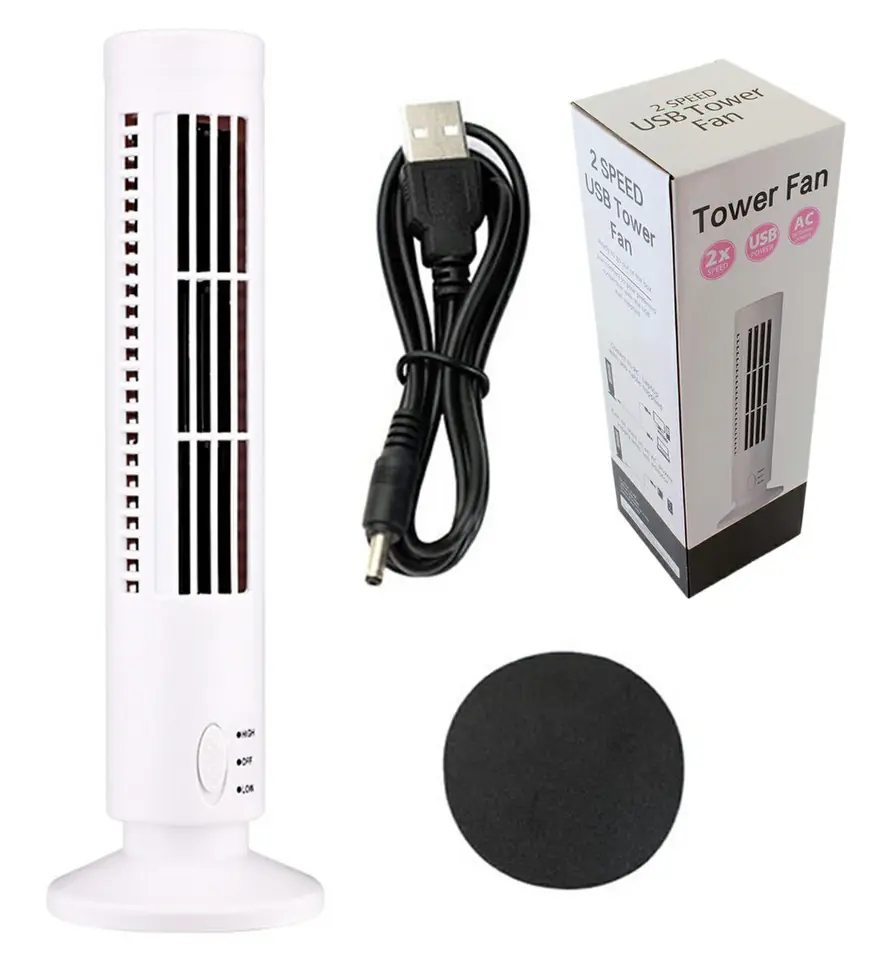 AG389F Wentylator kolumnowy usb 2,5w whi w sklepie Wasserman.eu