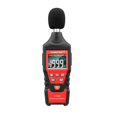 Digital decibel meter Habotest HT622B, USB, A/C at Wasserman.eu