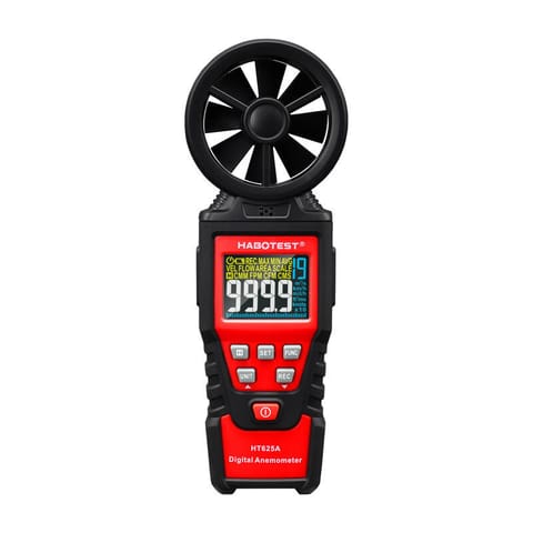 Digital anemometer wind speed meter Habotest HT625A at Wasserman.eu