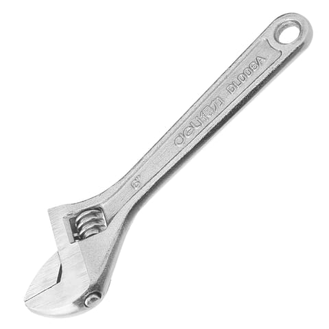 ⁨Adjustable wrench Deli Tools EDL006A, 6" (silver)⁩ at Wasserman.eu
