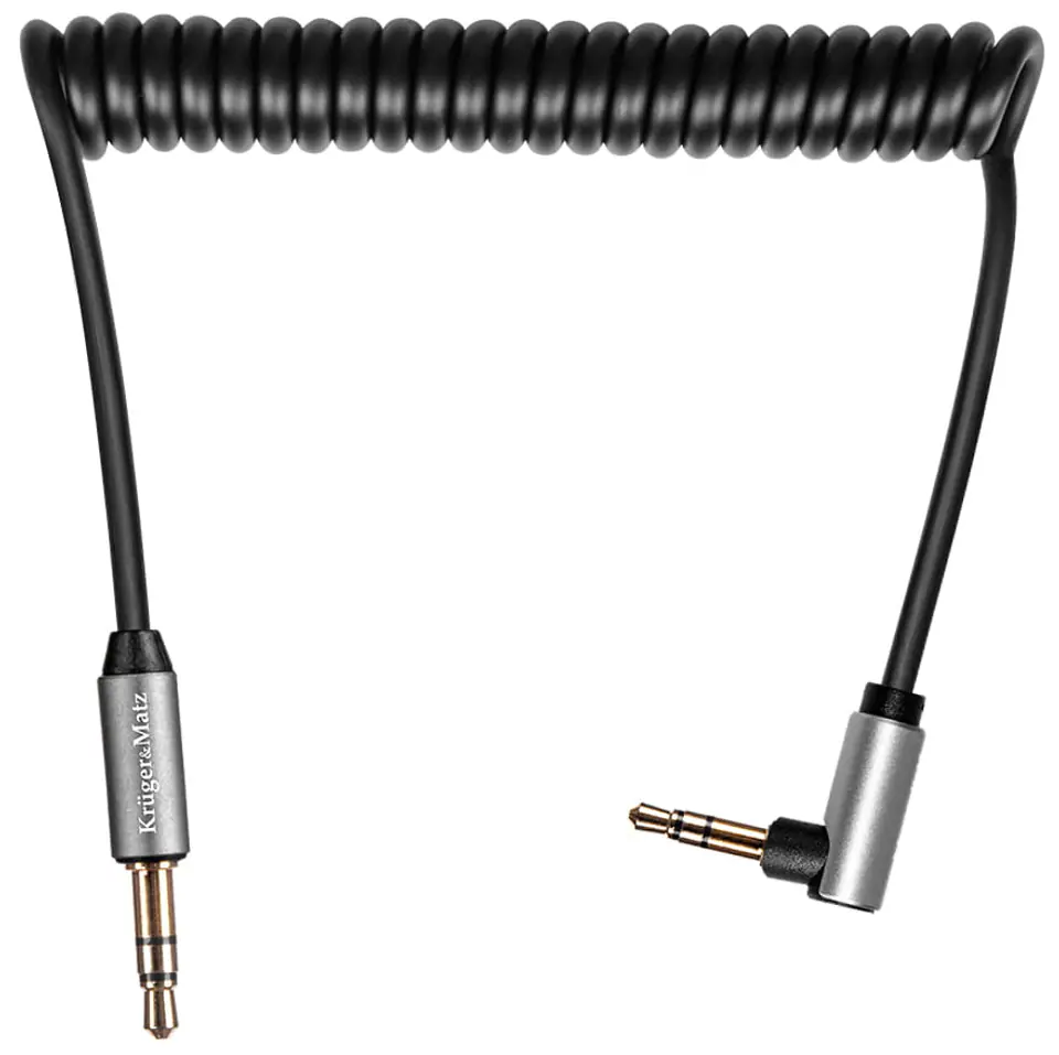 ⁨3.5 angled jack cable - straight spring (1.8 m)⁩ at Wasserman.eu