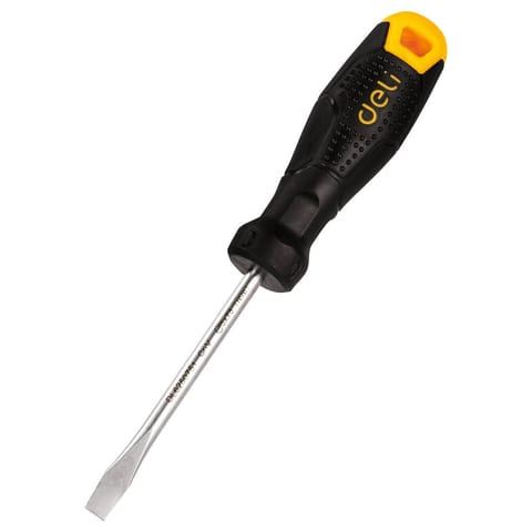⁨Slotted screwdriver Deli Tools EDL6250751, 5x75mm (black)⁩ at Wasserman.eu