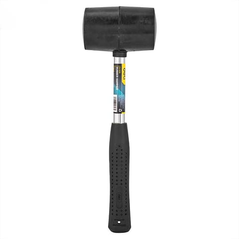 ⁨Deli Tools Rubber Hammer EDL5616, 0.5kg (Black)⁩ at Wasserman.eu