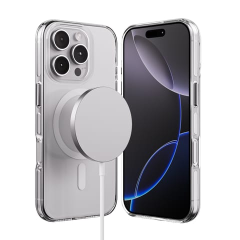 ⁨Crong Clear MAG Pro - Etui iPhone 16 Pro Max MagSafe (przezroczysty)⁩ w sklepie Wasserman.eu
