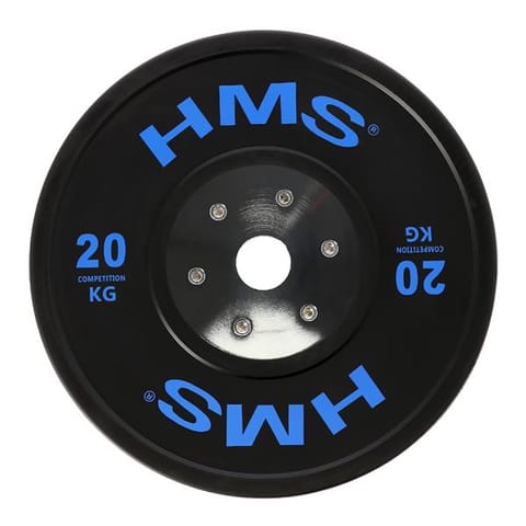 ⁨BTBR20 TALERZ OLIMPIJSKI BUMPER 20 KG HMS⁩ w sklepie Wasserman.eu