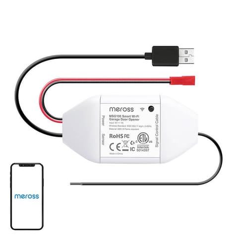 ⁨Inteligentny przełącznik drzwi garażowych Meross MSG100HK (HomeKit)⁩ w sklepie Wasserman.eu