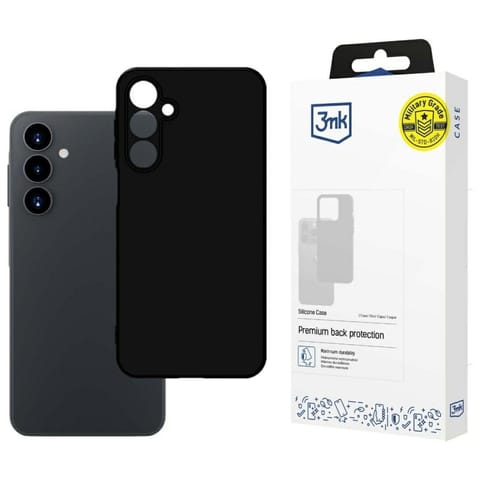 ⁨Etui 3MK Silicone Case do Samsung Galaxy A16 czarny⁩ w sklepie Wasserman.eu