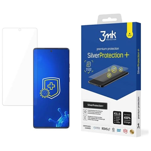 ⁨Folia antymikrobowa 3MK SilverProtect+   montowana na mokro do Motorola Moto G85⁩ w sklepie Wasserman.eu