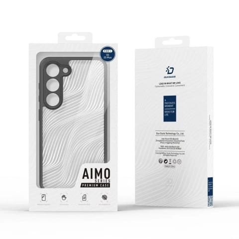 ⁨Etui DUX DUCIS Aimo - pancerne etui do Samsung Galaxy S23 Plus czarne⁩ w sklepie Wasserman.eu