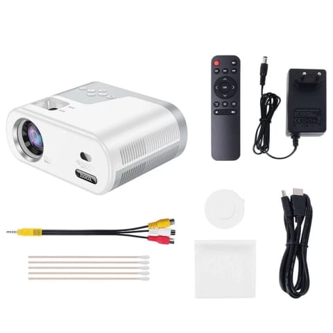 ⁨HOCO Projektor HD Ready DT2 Biały Android, Wi-Fi, Bluetooth, 720P⁩ w sklepie Wasserman.eu