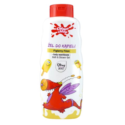 ⁨CHLAPU CHLAP Figlarny Filon Żel do kąpieli Lody Waniliowe 710 ml⁩ w sklepie Wasserman.eu