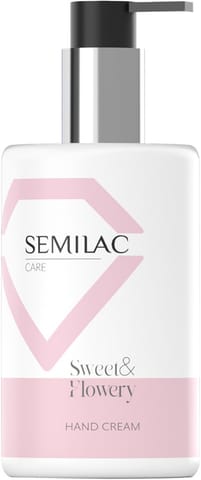 ⁨SEMILAC Care Sweet & Flowery Krem do rąk i paznokci 250 ml⁩ w sklepie Wasserman.eu