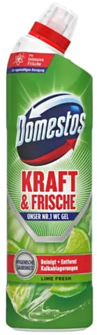 ⁨Domestos Kraft & Frische Lime Fresh WC Żel 1000 ml⁩ w sklepie Wasserman.eu