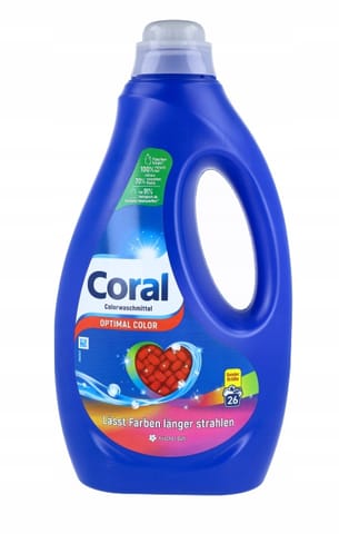 ⁨Coral Optimal Color Żel do Prania 26 prań⁩ w sklepie Wasserman.eu