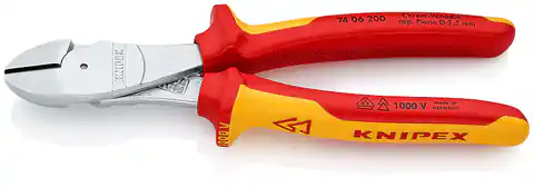 ⁨SIDE CUTTING PLIERS WITH INCREASED GEAR RATIO OF 200MM⁩ at Wasserman.eu